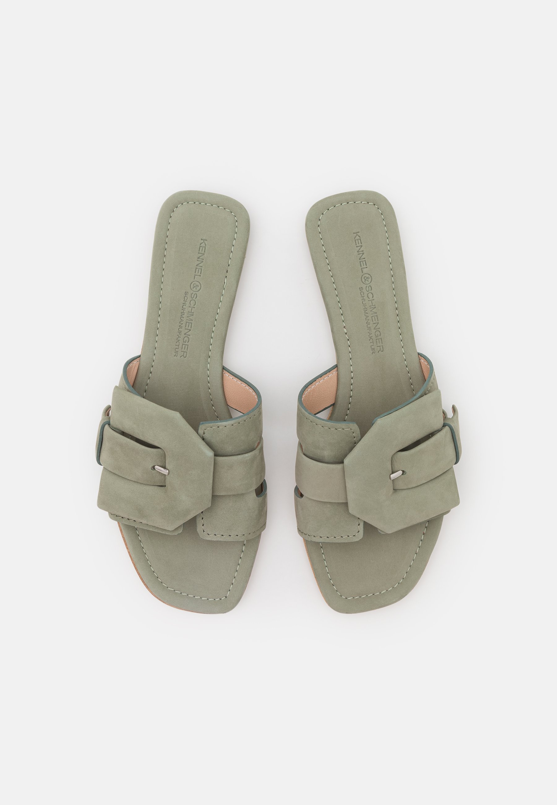 Kennel + Schmenger JORDAN - Mules - salvia/khaki - Zalando.co.uk