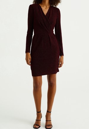 Cocktailkleid/festliches Kleid - mottled dark red