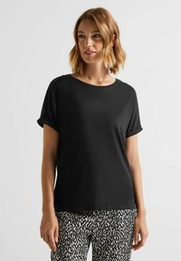 Street One Basic T-shirt - schwarz