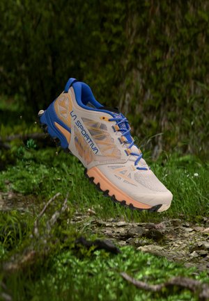 La Sportiva BUSHIDO III WOMAN - Tenisice za trail trčanje - mauve/cobalt blue