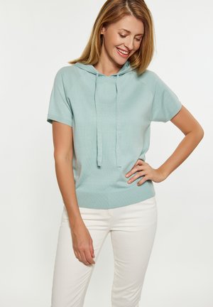 usha HOODIE - T-shirt con stampa - mint