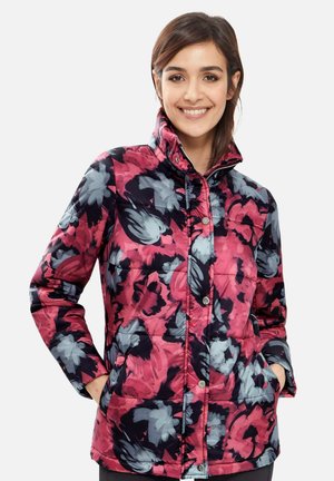MADELEINE, MIT FLORALEM - Veste mi-saison - black multicolor