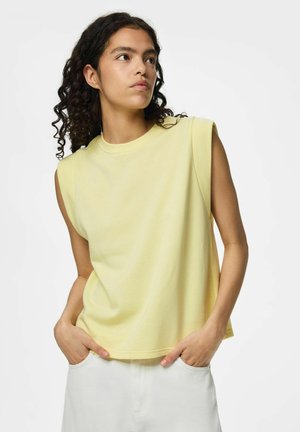 Pieces OBERTEIL PCCHILLI SOMMER - Felső - french vanilla