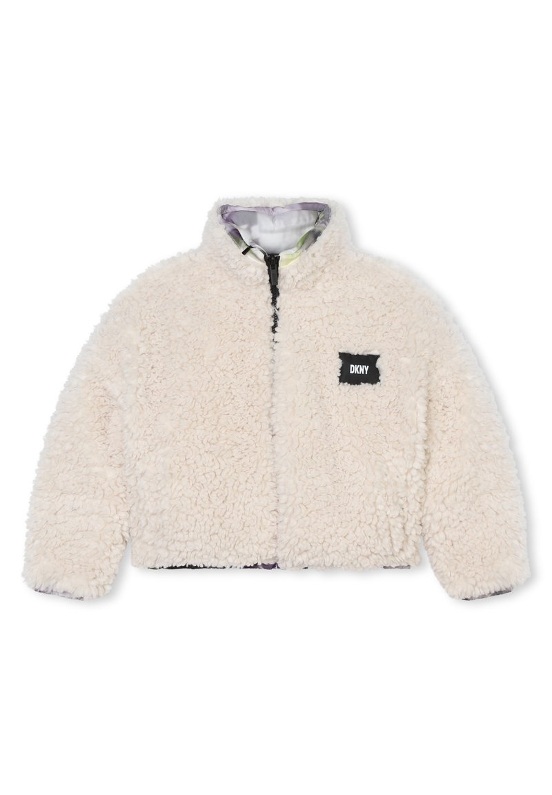 DKNY Fleecejas paars