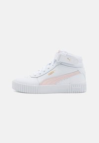 Unselected, white/frosty pink/gold