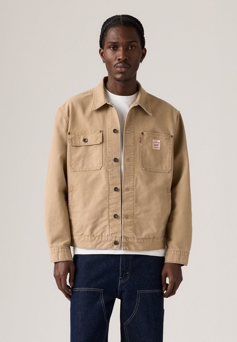 Levi's® Workwear SUNRISE TRUCKER - Chaqueta vaquera - tiger's eye