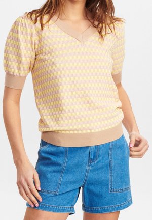 T-shirt print - light yellow