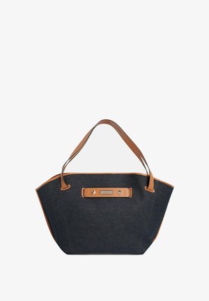 CLIO, FLORA DENIM CANVAS - Cabas - dark blue