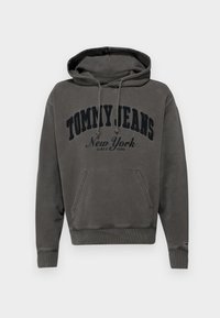 VINTAGE VARSITY HOODIE - Sweatshirt - dark grey