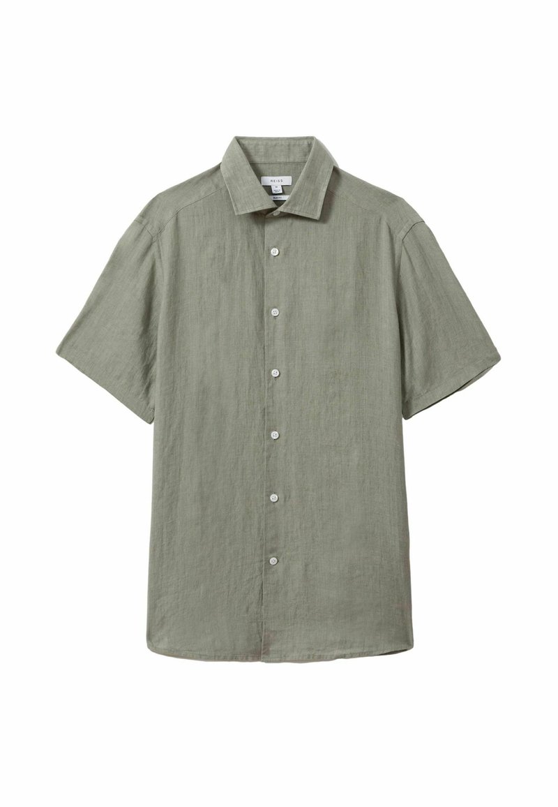 Reiss REGULAR FIT - HOLIDAY BUTTON-THROUGH - Cămașă - pistachio