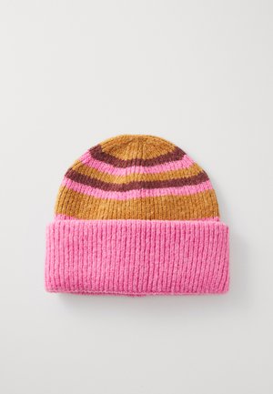Bonnet - pink/brown