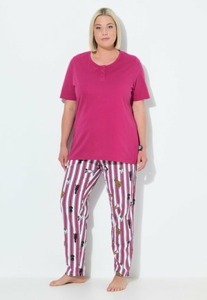 2-PIECE SET  - Nattøj sæt - fuchsia