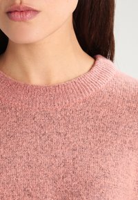 Pieces Strickpullover - light red