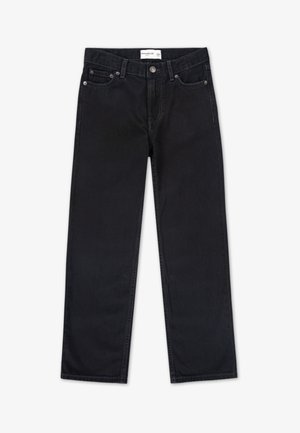 Abercrombie & Fitch BAGGY FIT - Calças de ganga de perna direita - chill