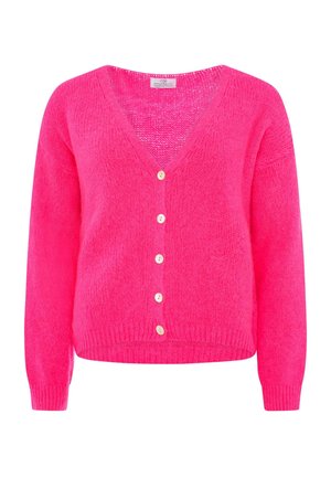 Zwillingsherz, Strickjacke - pink