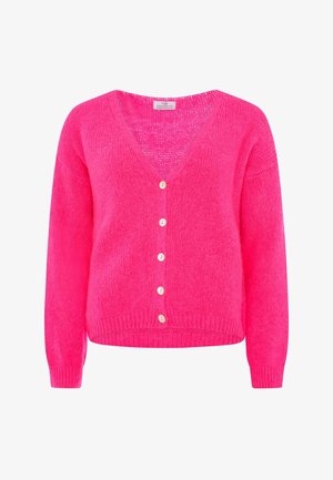 Zwillingsherz, Strickjacke - pink
