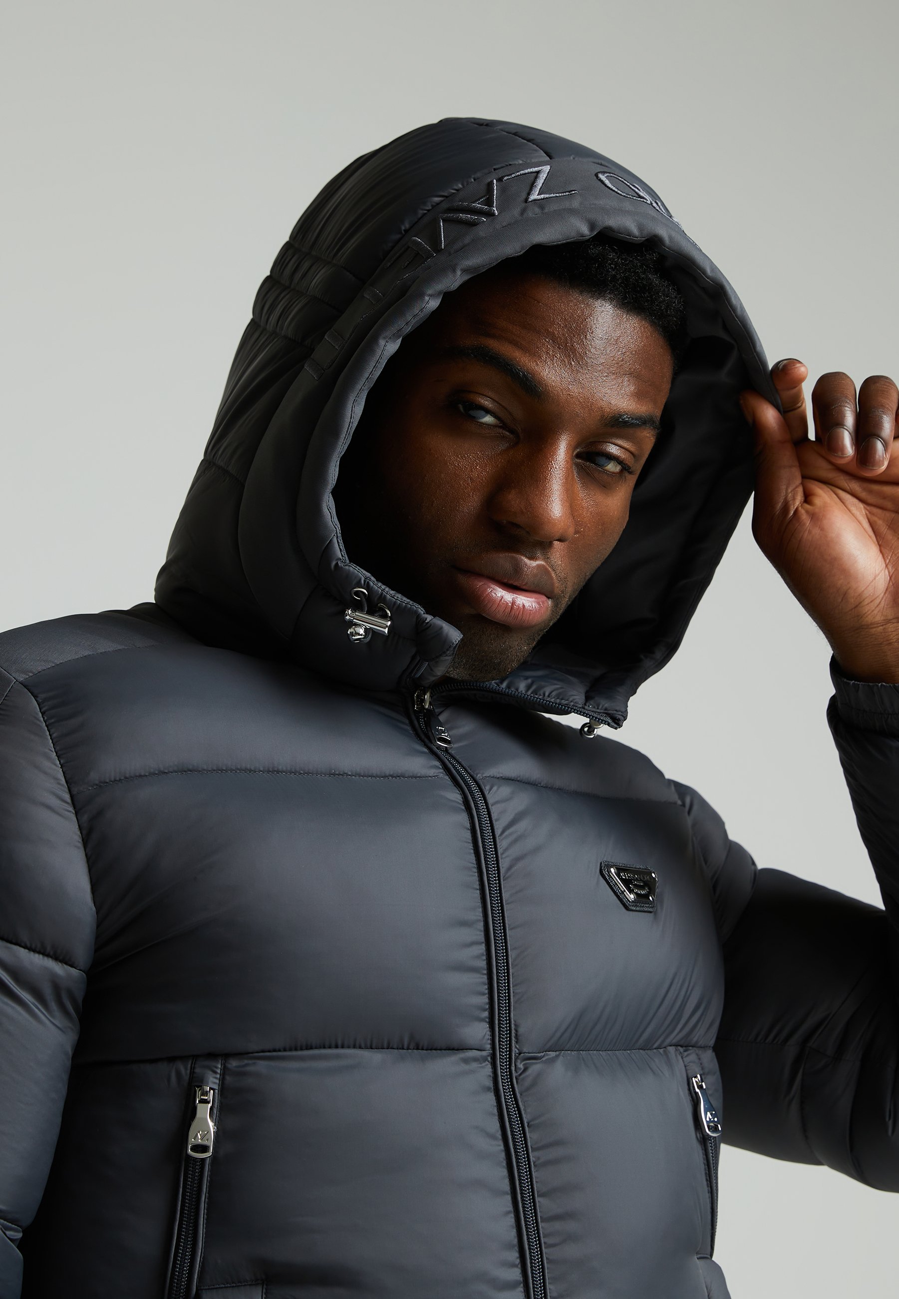 Alessandro Zavetti NEVORI PUFFER JACKET - Winter jacket - asphalt