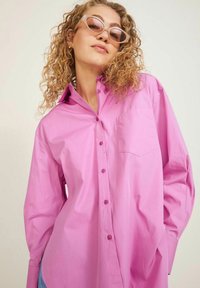 JJXX JXJAMIE LS RELAXED POPLIN - Camicia - super pink
