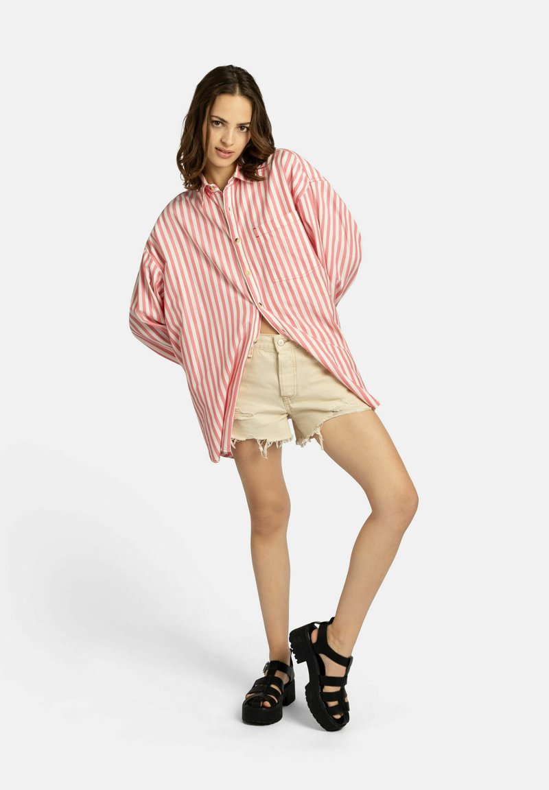 Free People Overhemdblouse roze Free People Overhemdblouse roze