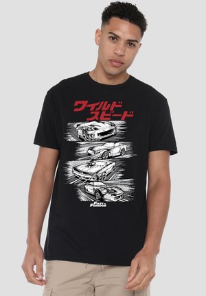 Universal Studios, FF  COMIC  STREET RACERS - Print T-shirt - black