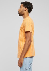 Karl Kani SMALL SIGNATURE - Marškinėliai su spaudiniu - orange offwhite
