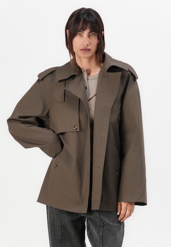 WILLOMY  - Short coat - turkish coffee3