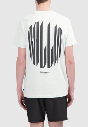 Print T-shirt - light green