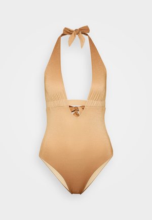 Max Mara Beachwear CLAY - Maillot de bain - gold-coloured