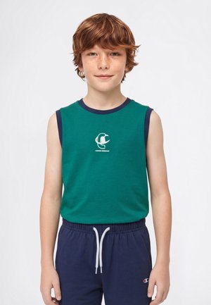 Champion, GRAPHIC SET - Top - dark blue/green