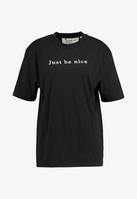 Topshop Just Be Nice T Shirt Print Black Schwarz Zalando Ch