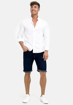 INDICODE JEANS, INCADEN - Denimshorts - dark-blue denim