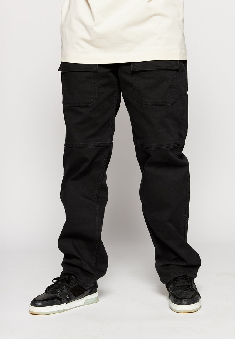 Fala Black Ombre Multi Pocket Wide Leg Cargo Jeans main image 1
