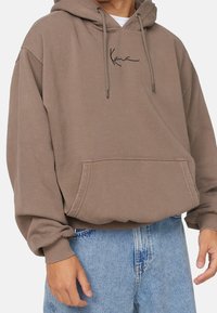 Karl Kani Felpa con cappuccio - taupe