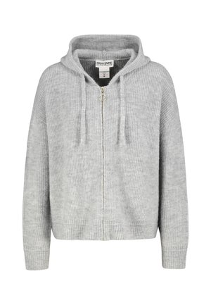 Eight 2 Nine, EIGHT 2 NINE STRICKJACKE MIT KAPUZE - Cardigan - light-grey