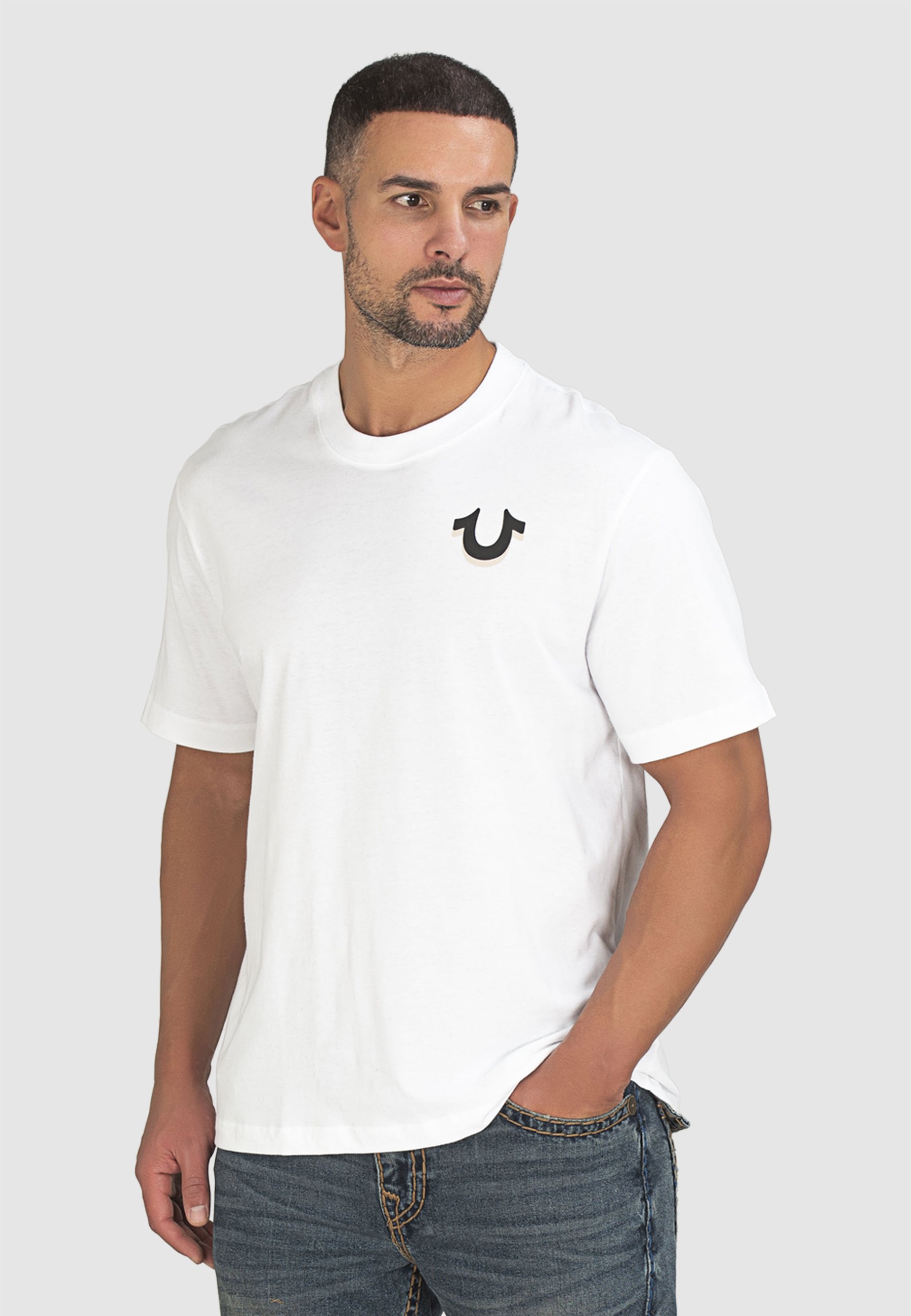 True Religion - T-shirt z nadrukiem/biały - Zalando.pl