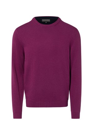 PULLOVER - Strickpullover - himbeer
