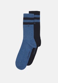 Calvin Klein Underwear - SOCK 2 PACK UNISEX - Nogavice - mid denim Miniaturna slika 1