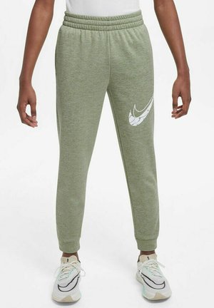 Pantaloni sportivi - oil green olive aura htr white