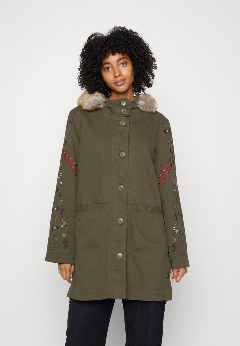 Desigual JACKET DETROIT - Parka - military green/khaki - Zalando.de