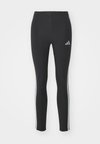 ESSENTIALS 3 STRIPES - Leggings - black/white