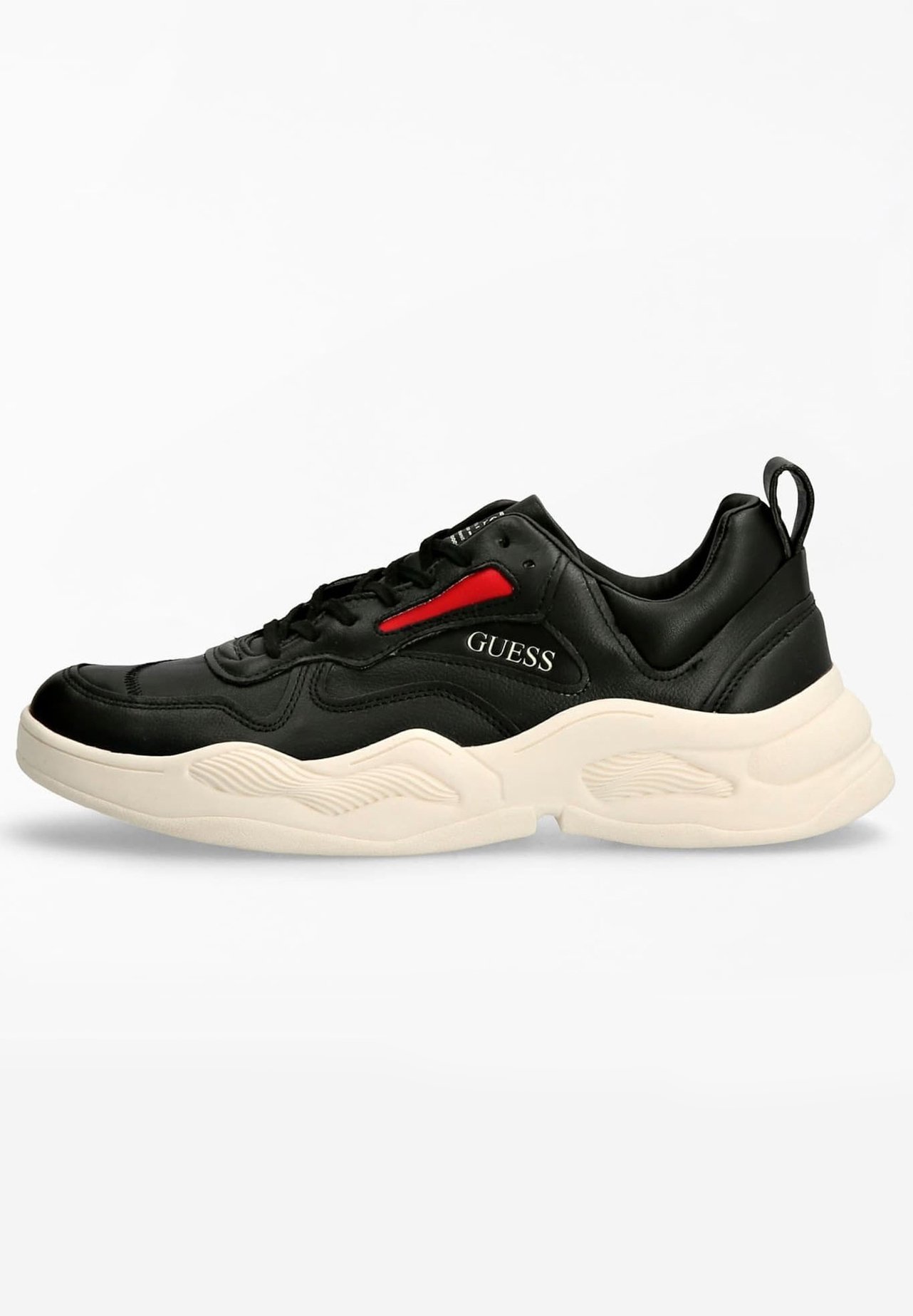 Guess sneakers runner. uomo fratinardi lacci bianco - Stileo.it