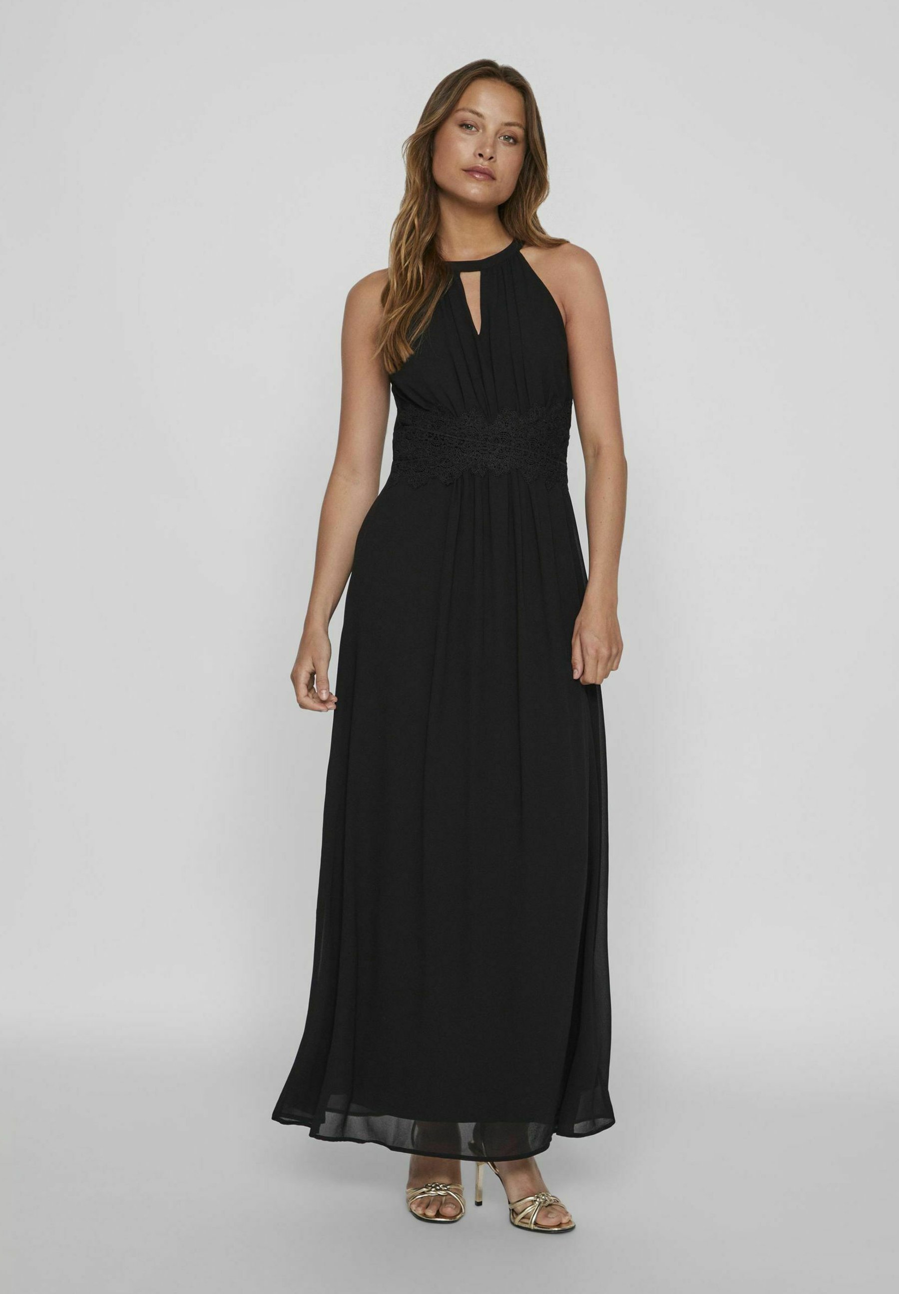 VILA VIMILINA HALTERNECK NOOS - Maxi-jurk - winter bloom/paars