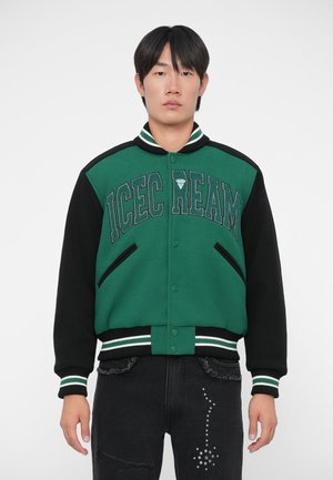 COLLEGE VARSITY JACKET - Bomberjakke - green/black
