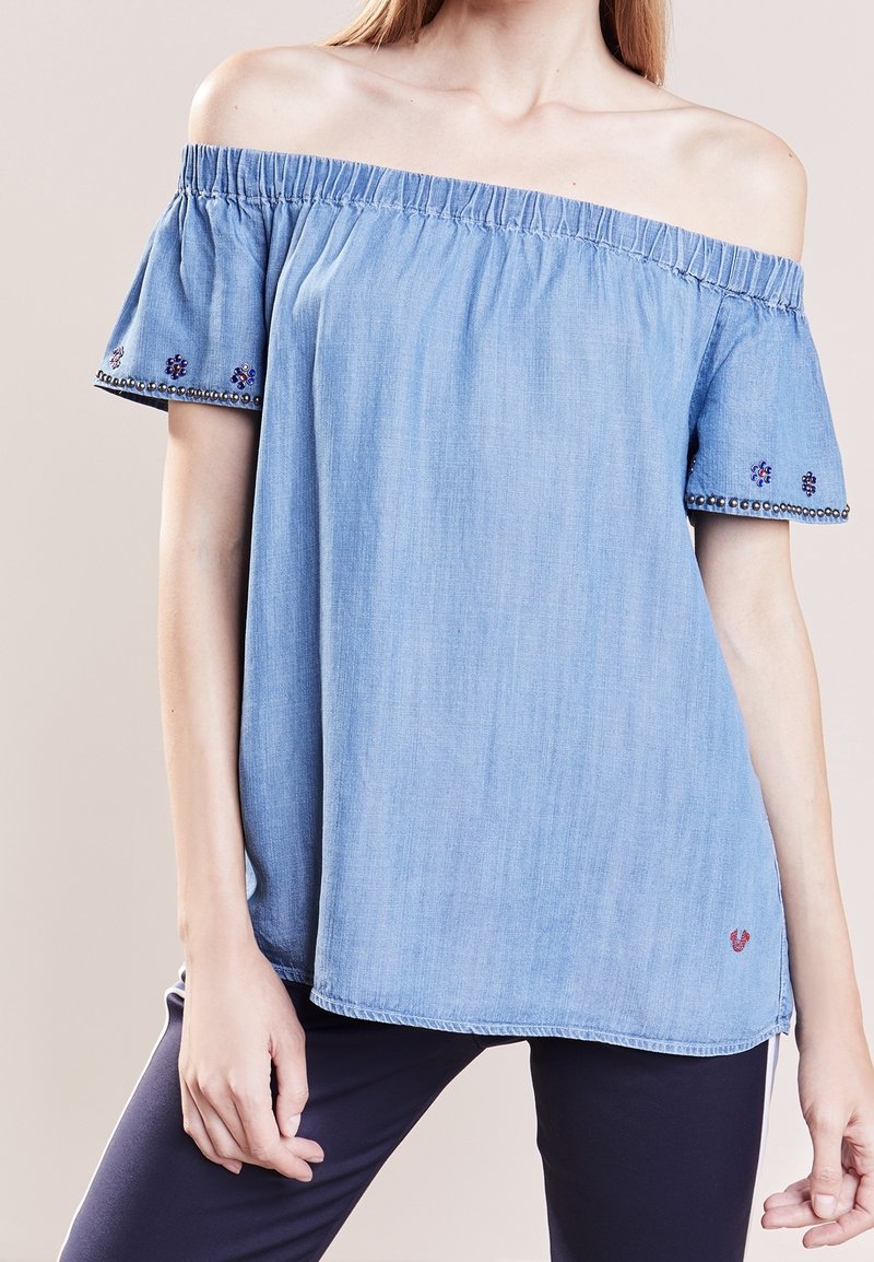 True Religion Blůza - blue denim