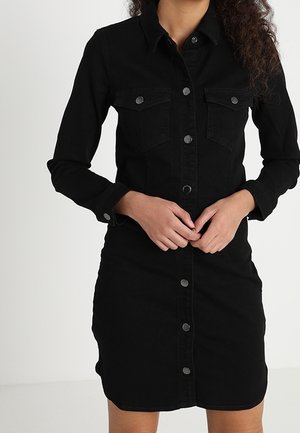 Denimové šaty - black denim