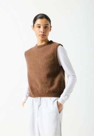 VITOW - Strickpullover - chocolat chine