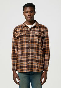 Wrangler LONG SLEEVE - Jas - deep brown