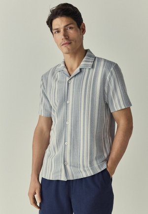 Next REGULAR FIT - TEXTURED STRIPE - Marškiniai - blue