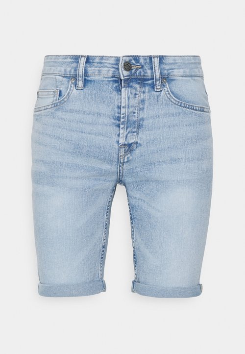 Short Jean Indicode Kaden - Coupe Regular - Effet Usé Et Froissé - 98% Coton - Taille M