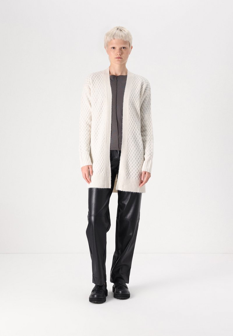 JDY JDYBIGUM LONG OPEN CARDIGAN - Adīta jaka - whitecap gray